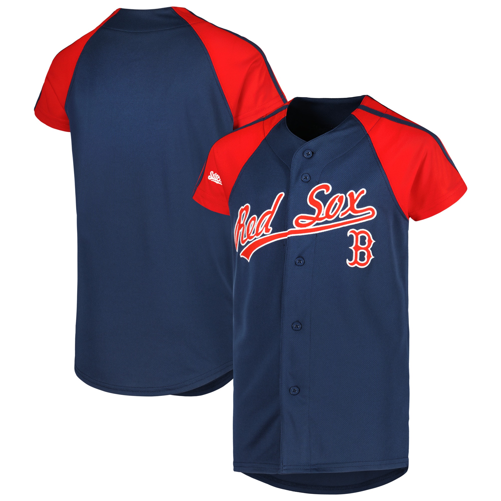 Youth Boston Red Sox Stitches Navy/Red Team Jersey