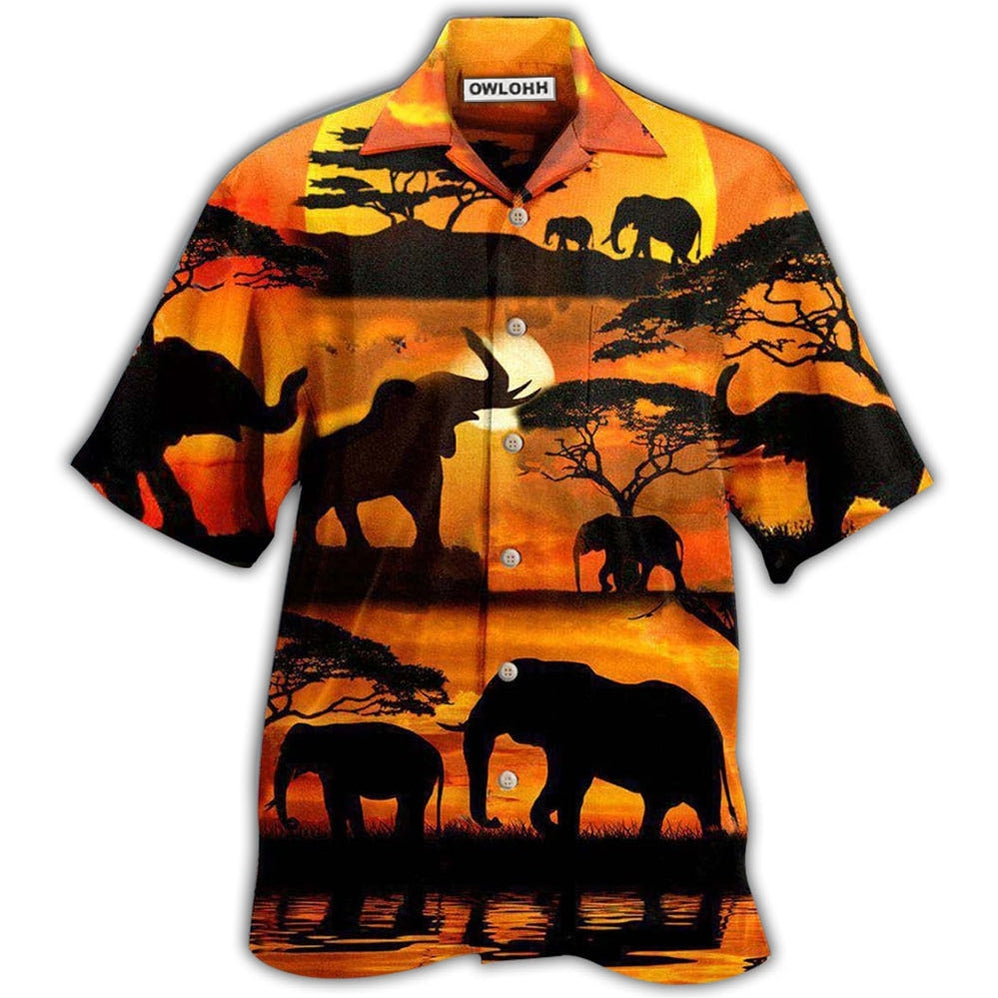 Elephant You’Re Stronger Than You Think In Yellow Sky – Hawaiian Shirt