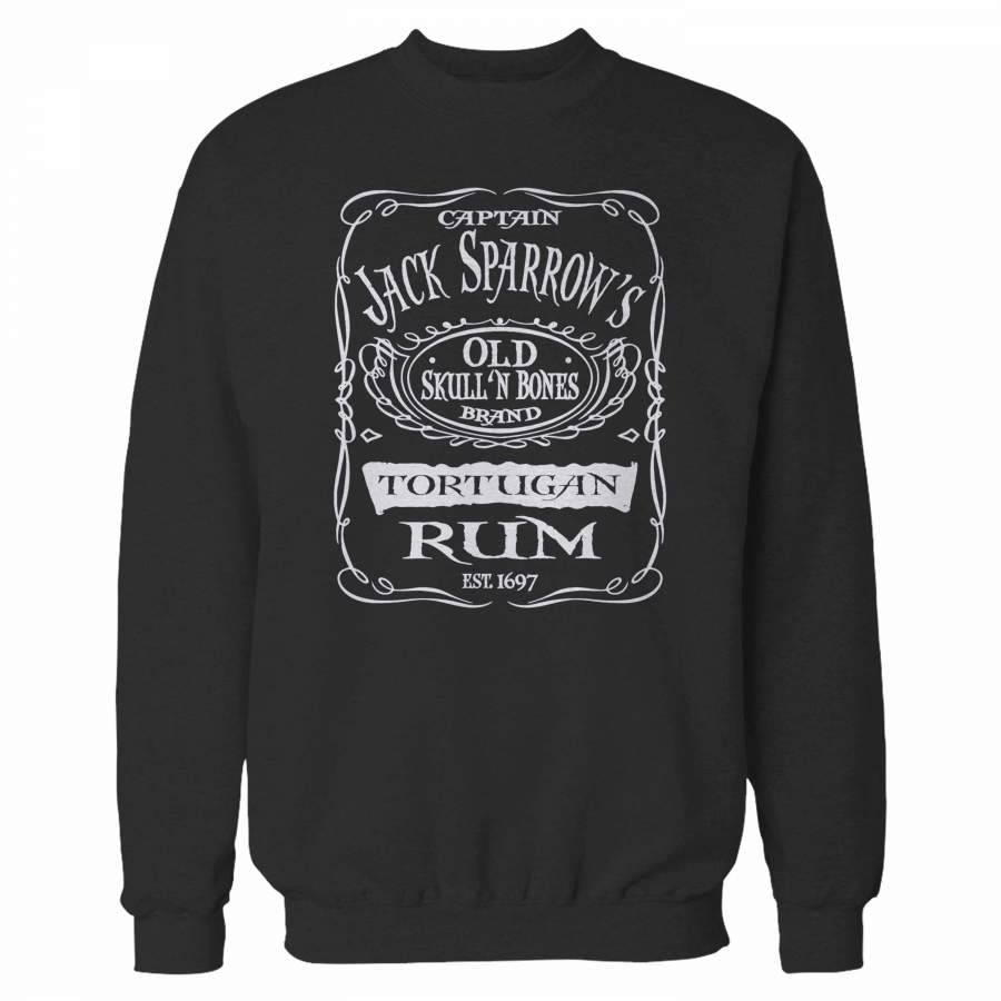 Pirates Of The Caribbean Captain Jack Sparrow Tortugan Rum Sweatshirt