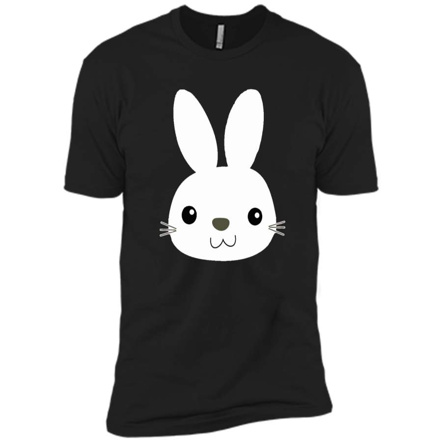 Easter Bunny Cute Face Funny Easter Pascha Holiday T-Shirt Next Level Premium Short Sleeve Tee