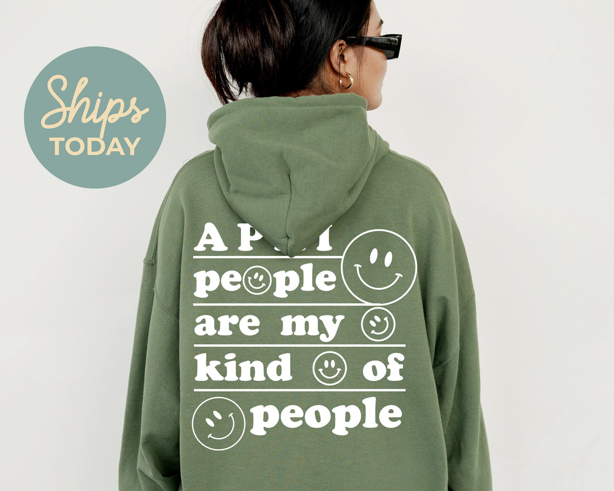 Alpha Phi My Kind of People Sorority Hoodie | APHI Trendy Hoodie ...