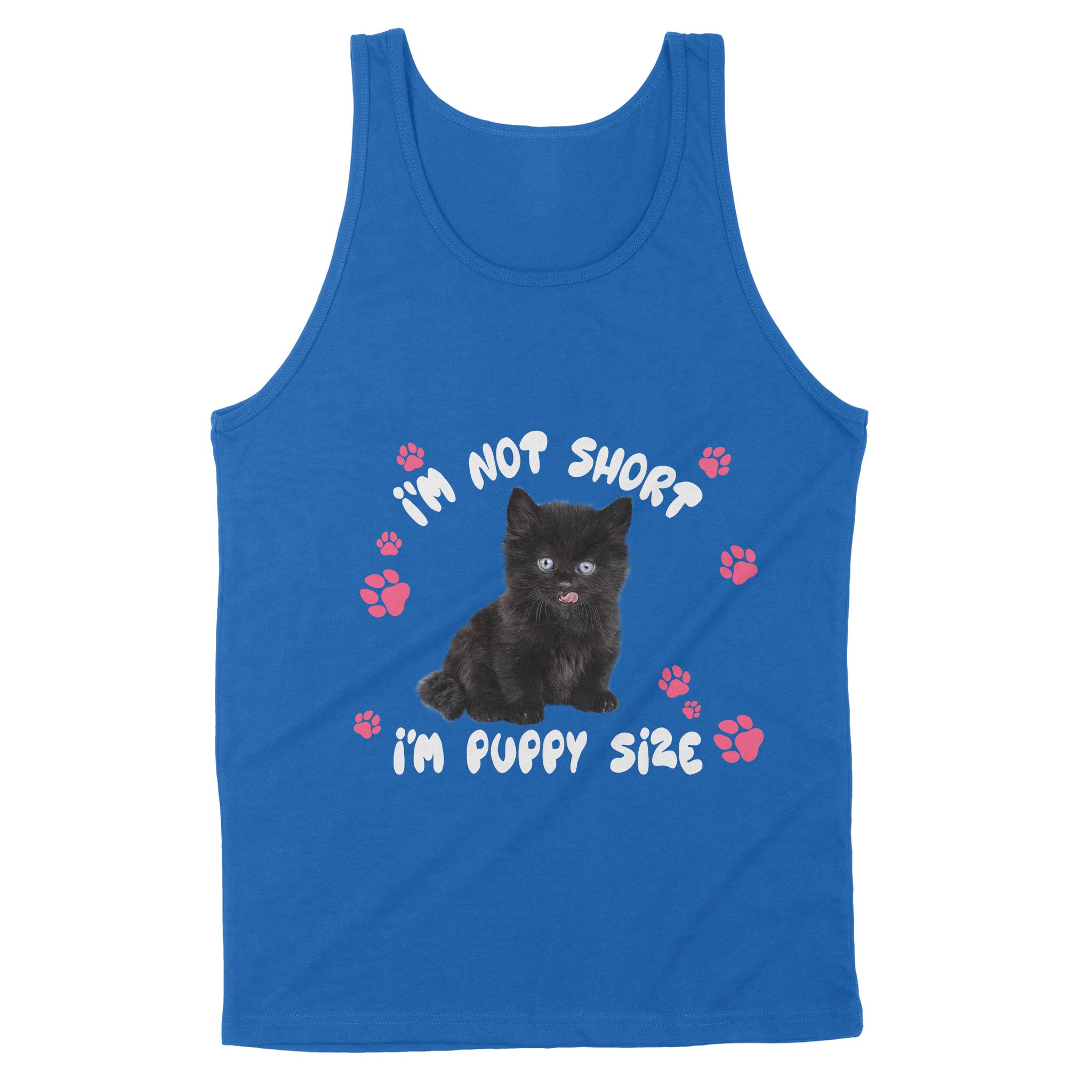 puppy size black cat standard tank 129