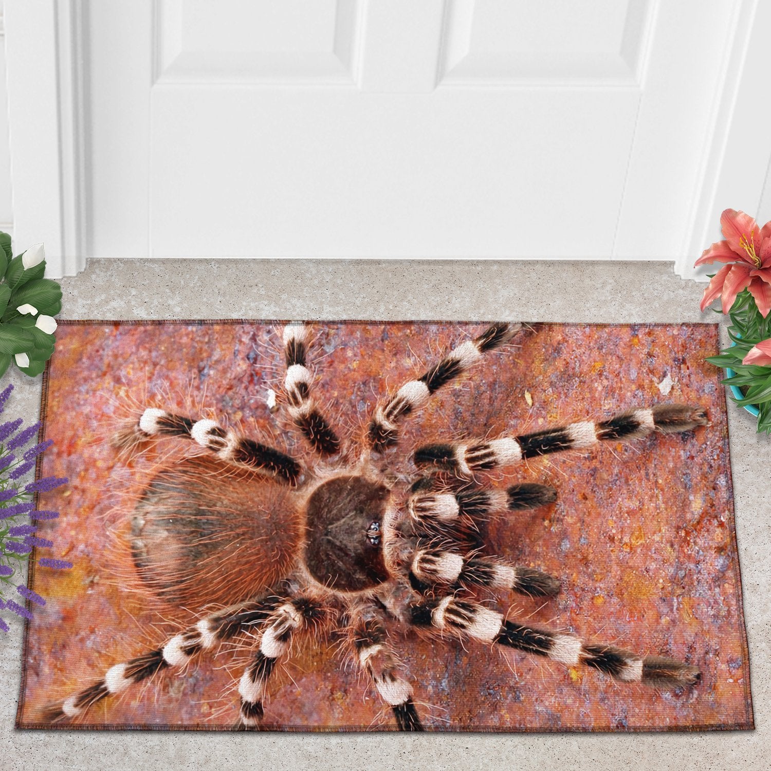 Givingcustom Halloween 3D Spider Funny Indoor And Outdoor Doormat Gift For Halloween Thanksgiving Christmas Birthday Gift Decor Warm House Gift