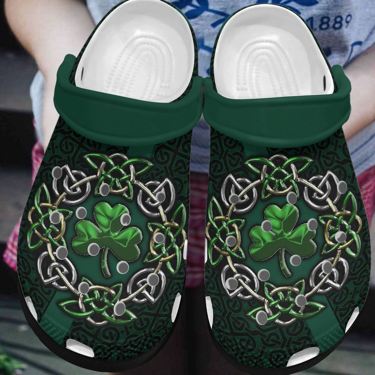 Irish Personalized Clog, Custom Name, Text, Color, Number Fashion Style For Women, Men, Kid, Print 3D Irish Soul