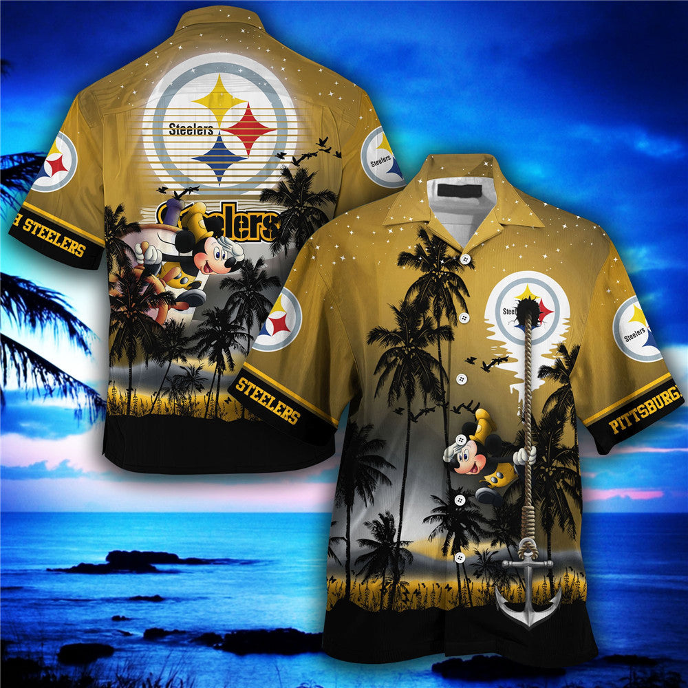 Pittsburgh Steelers Hawaiian Shirt Hawaii Night Sky