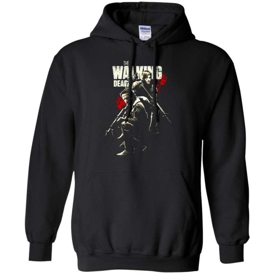 AGR The Walking Dead Rick Grimes And Daryl Dixon Hoodie