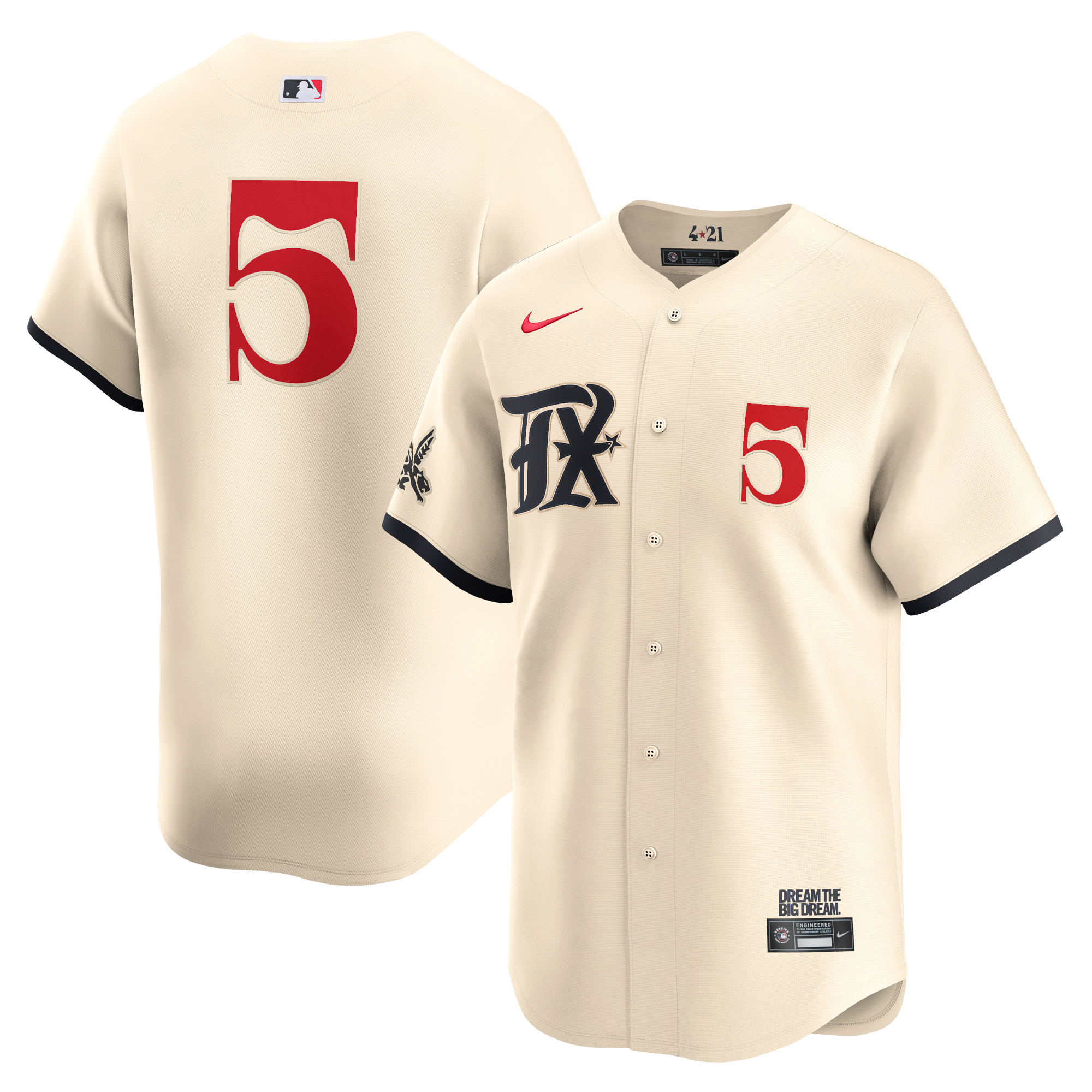 Corey Seager Texas Rangers City Connect Limited Player Jersey – Natural