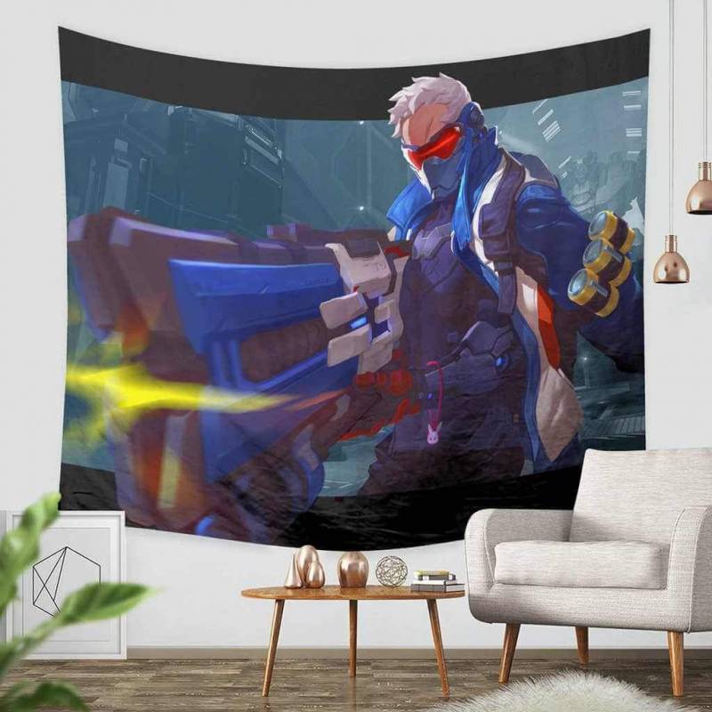 3D Custom Overwatch Throw Wall Hanging Bedspread