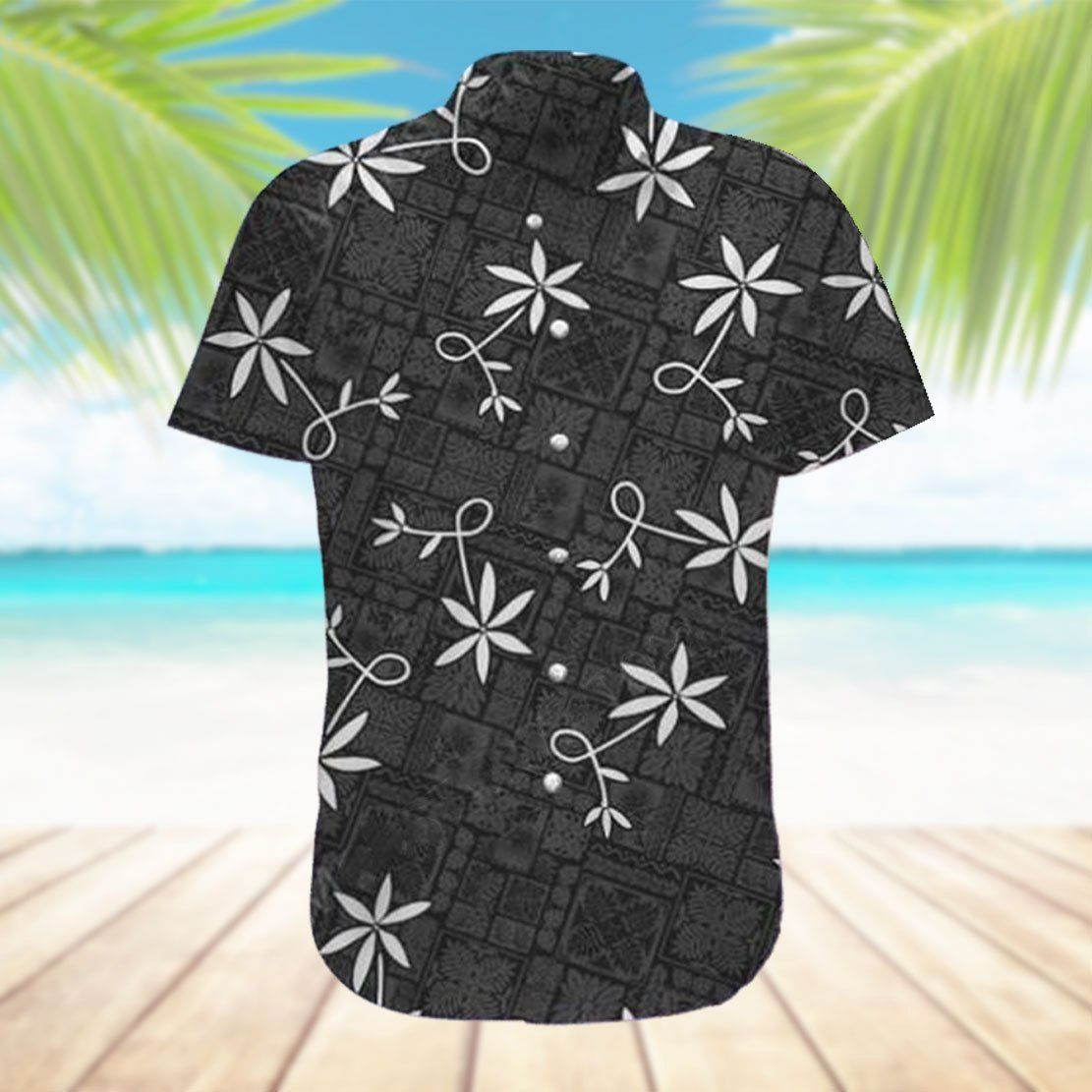 Black Tropical Hawaiian Shirt – For Men And Women