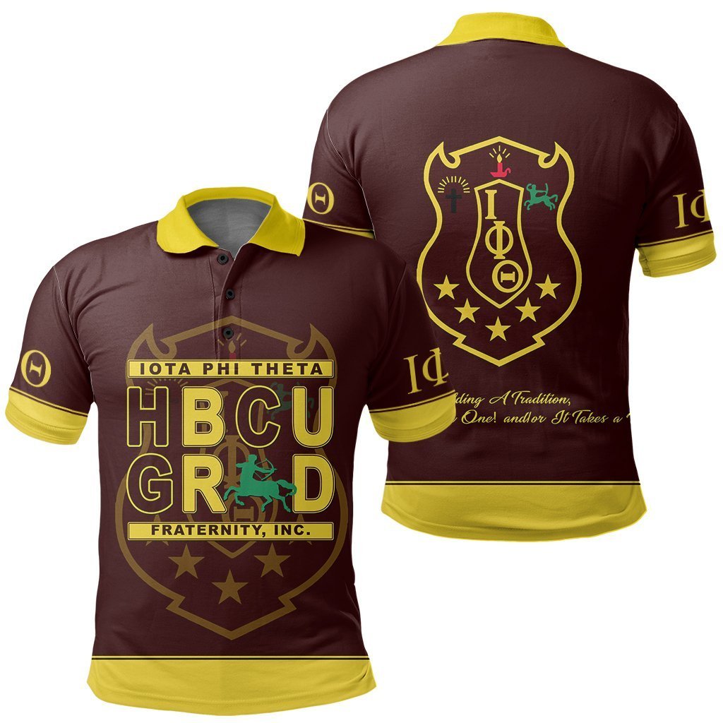 Greek Life Polo Shirt – Iota Phi Theta Polo Shirt Hbcu Style