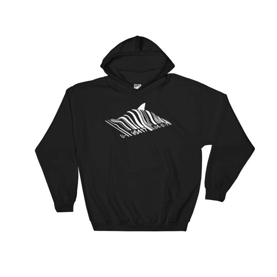 Banksy Shark Barcode Hoodie