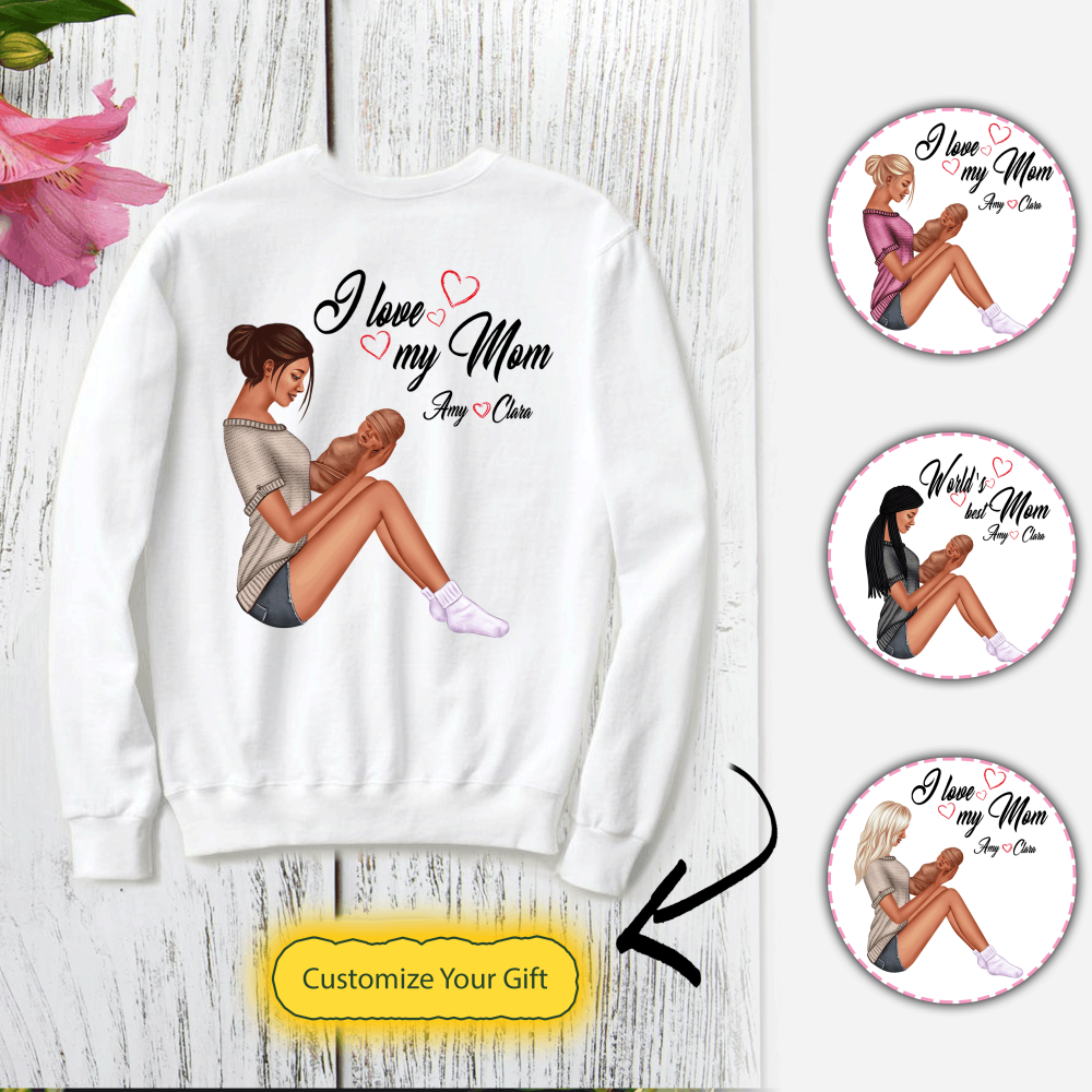 Personalized Good Mama Sweatshirt – Cute Shirts For Moms – Best Gift For Mother