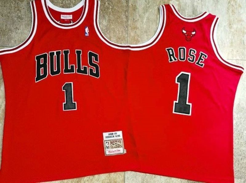 Chicago Bulls Derrick Rose #1 NBA 2020 New Arrival Red Jersey