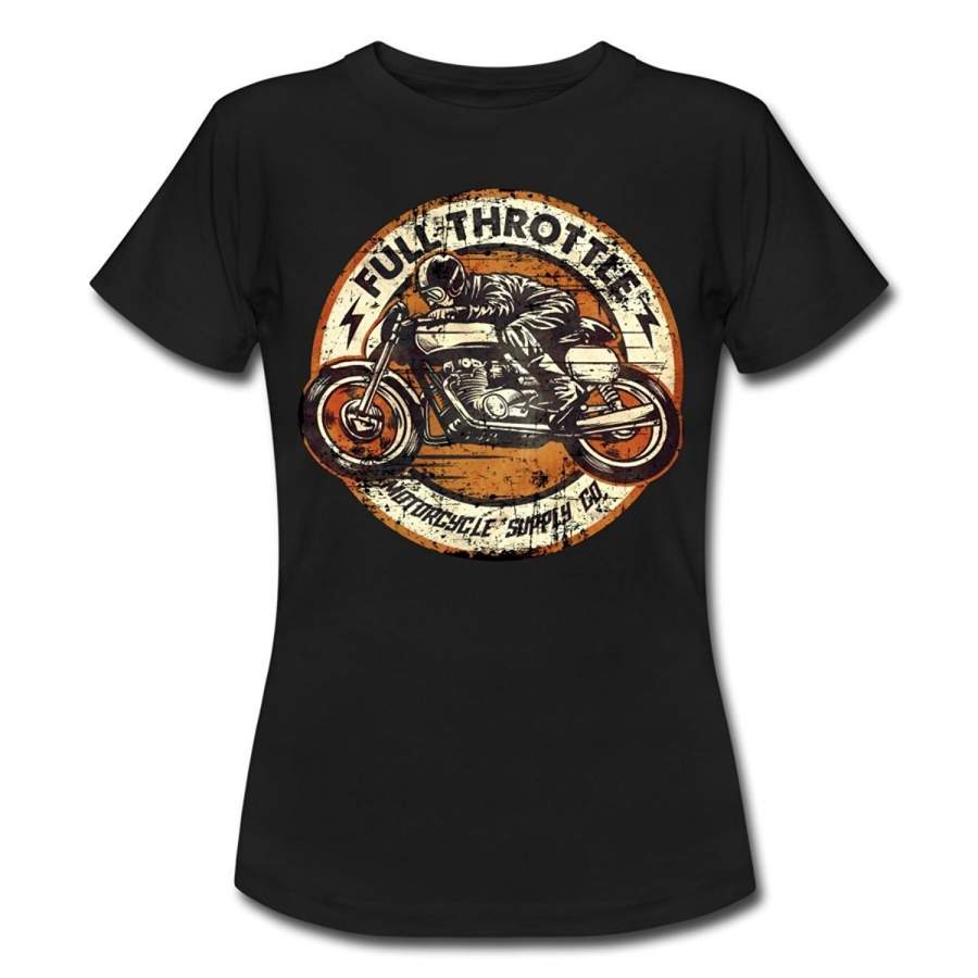 Women’s Full Throttle Vintage T-Shirt Summer Fashion Cotton Style