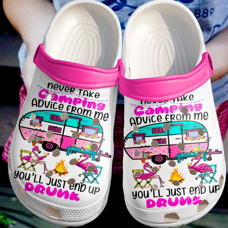 Youll Just End Up Drunk Shoes – Flamingo Drunk Custom Shoe Birthday Gift For Women Girl