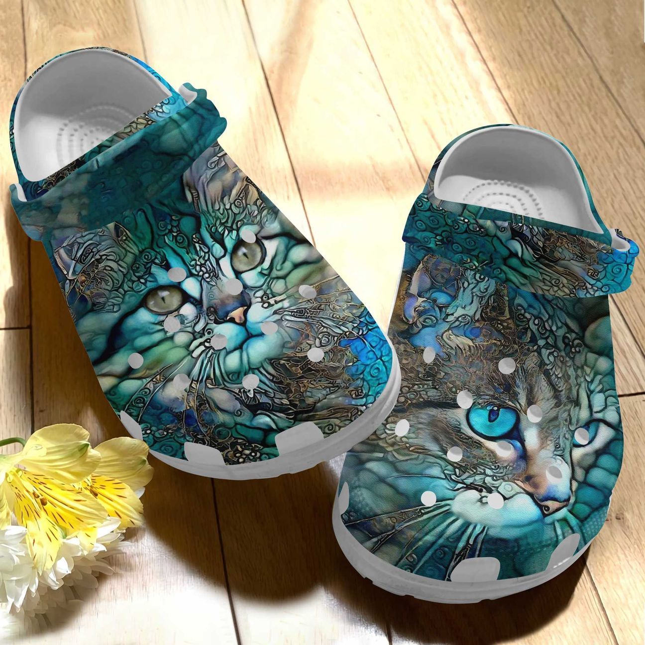 Cat Personalized Clog, Custom Name, Text Beautiful Cat, Fashion Style For Women, Men, Kid, Print 3D