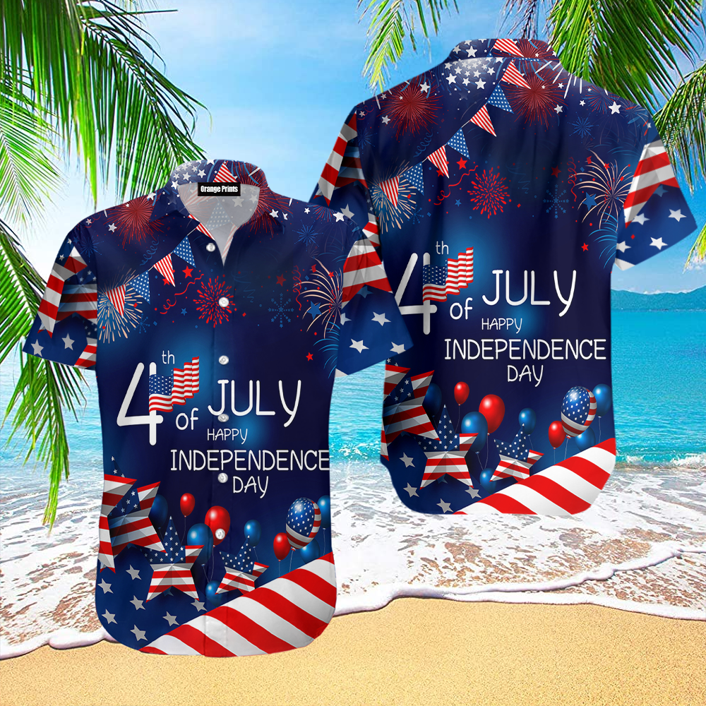 July Us Independence Day Hawaii Shirt For Men Women Ha96077