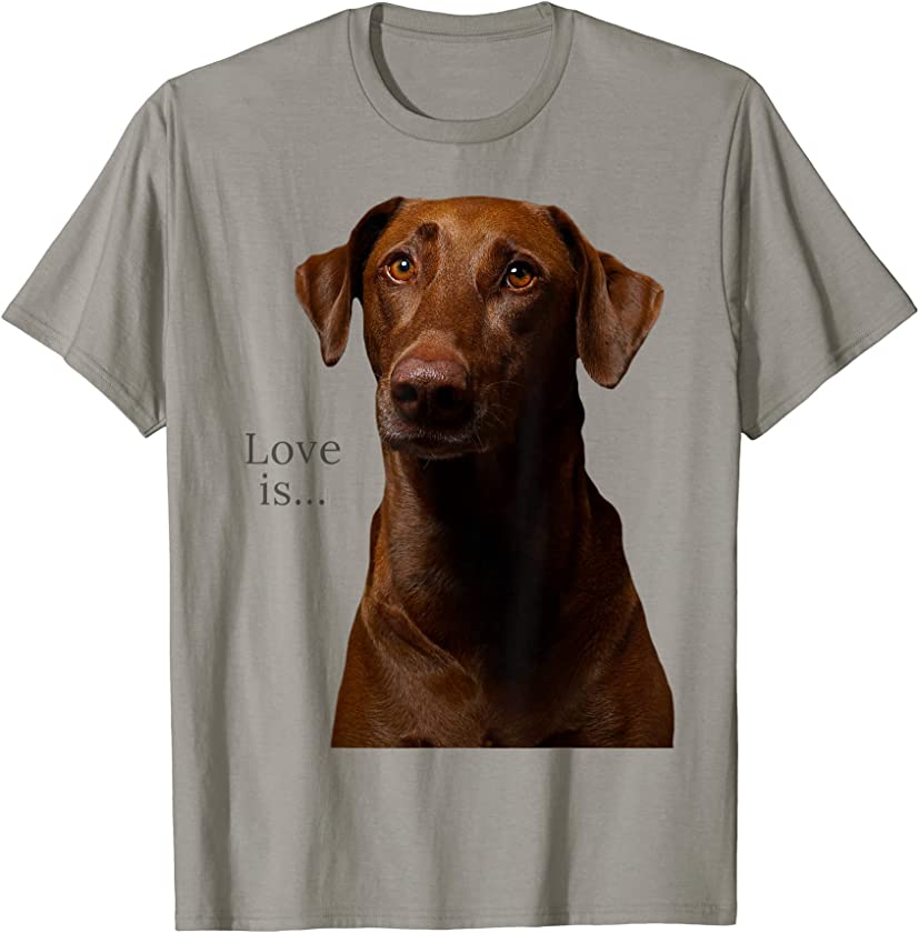 Chocolate Labrador Retriever Shirt Lab Tee Dog Mom Dad Puppy T-Shirt