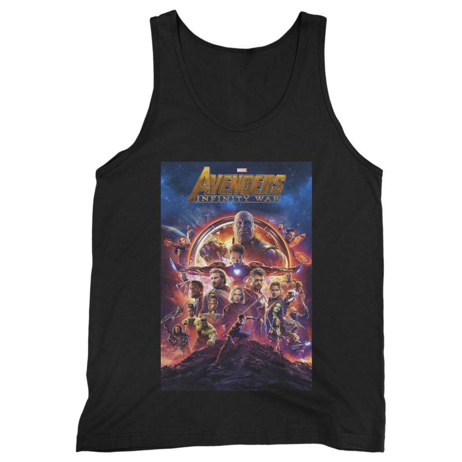 Avengers Infinity War Poster Man’s Tank Top