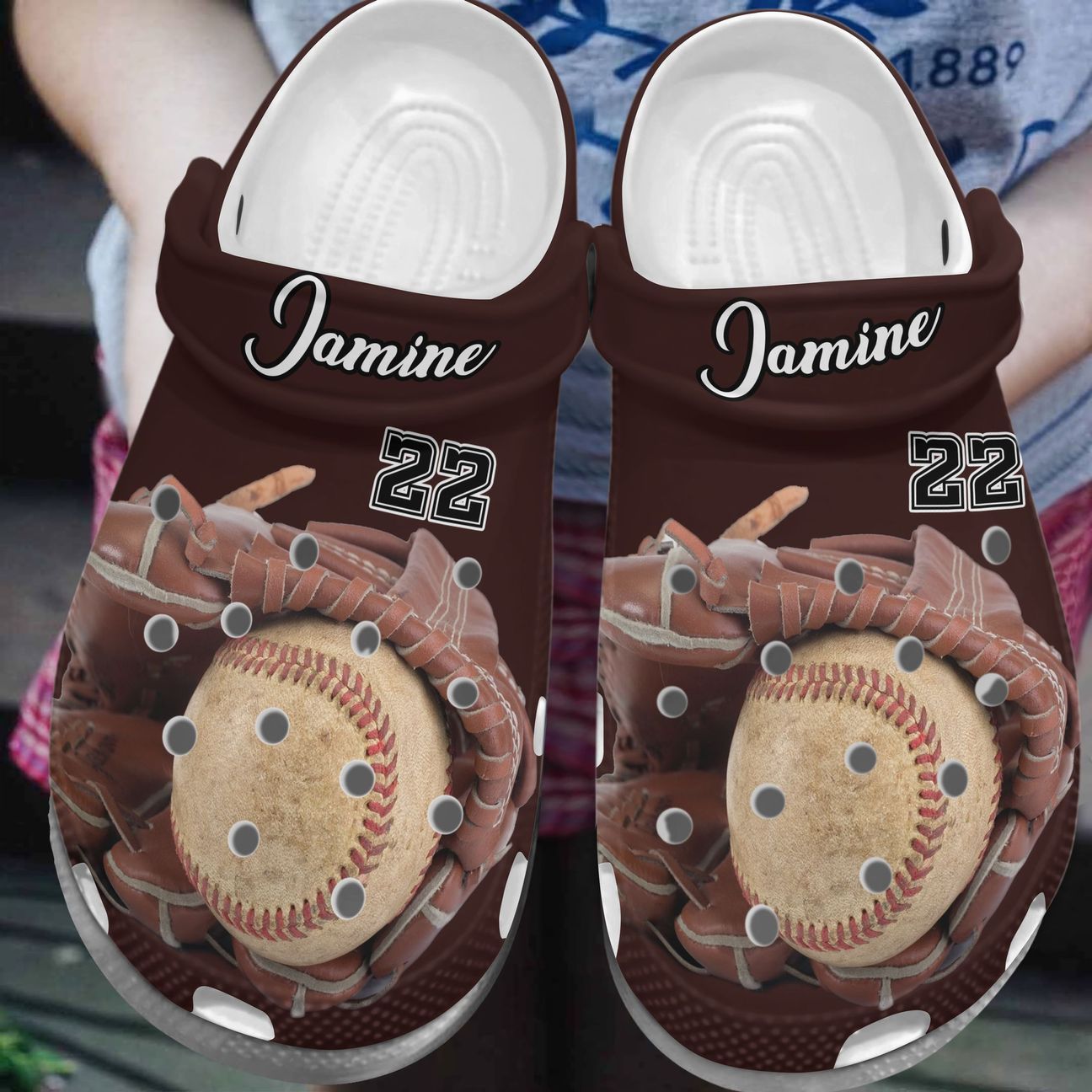 Softball Personalized Clog, Custom Name, Text, Color, Number Fashion Style For Women, Men, Kid, Print 3D I Am A Softball Player