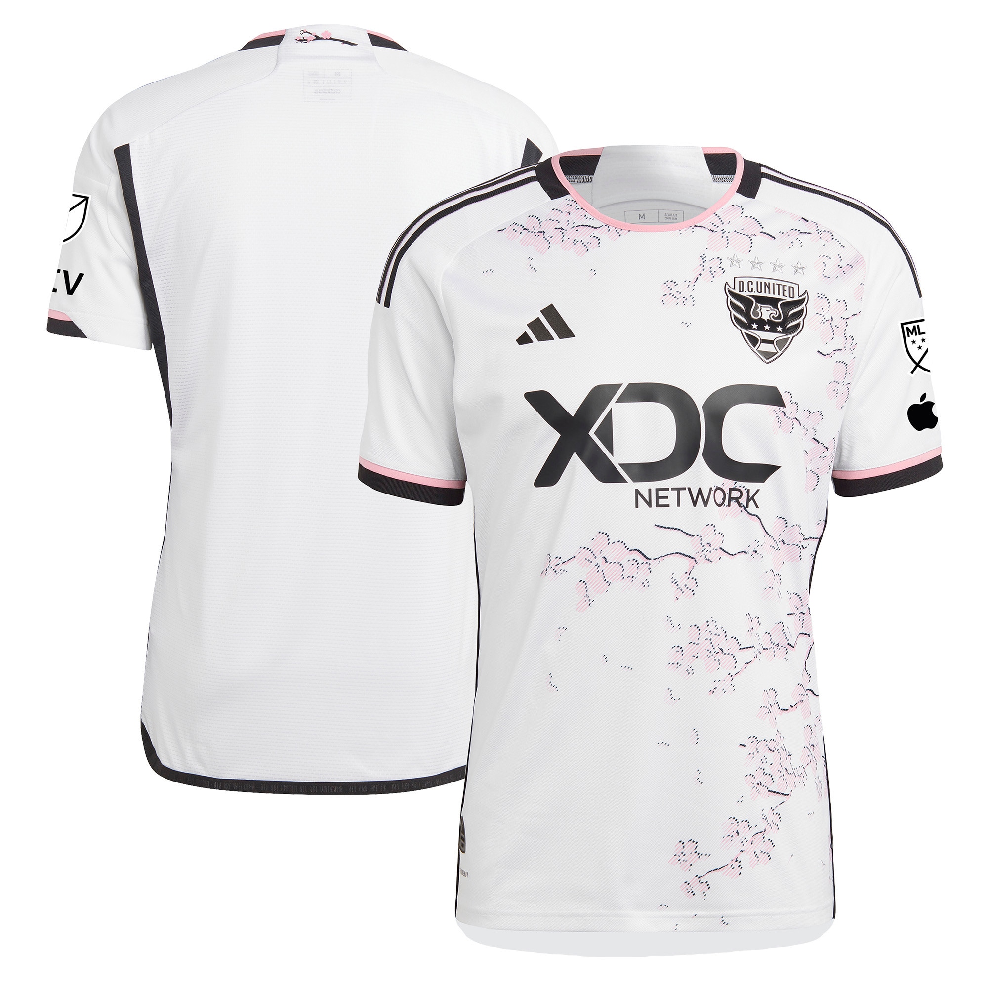 D.C. United 2023 The Cherry Blossom Kit Authentic Jersey – White