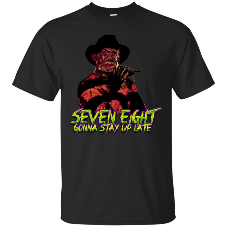 A NIGHTMARE ON ELM STREET – Freddy Krueger Stay Up Late T Shirt & Hoodie