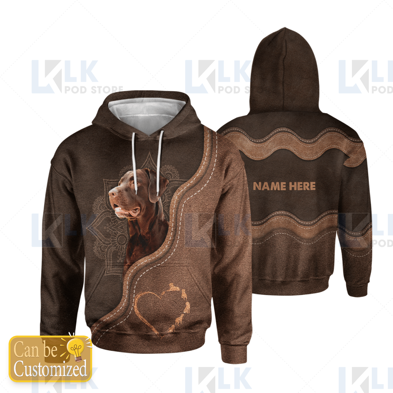 LABRADOR – HOODIE Half Curse Leather [ID3-N]