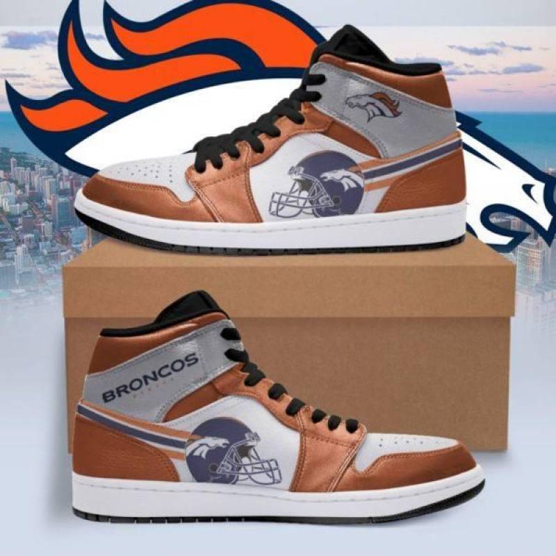 Denver Broncos 02 Air Jordan Sport Custom Sneakers