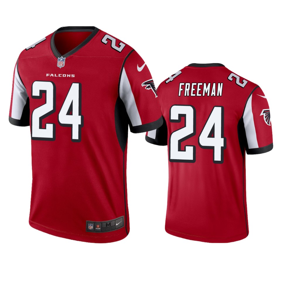 Atlanta Falcons #24 Devonta Freeman Red Legend Jersey – Mens