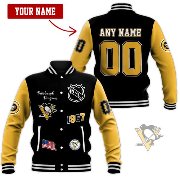 Baseball Jacket Pittsburgh Penguins