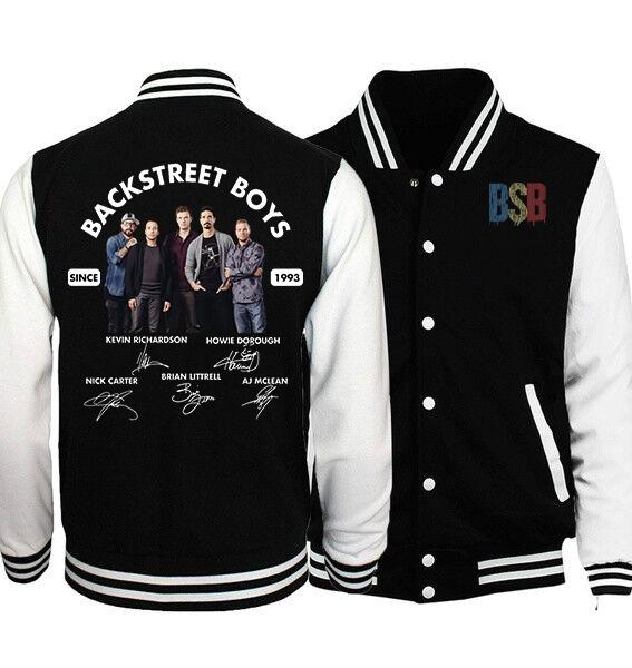 Backstreet Boys Since 1993 Signature Baseball Jacket Sweatshirt (xxs-4xl)