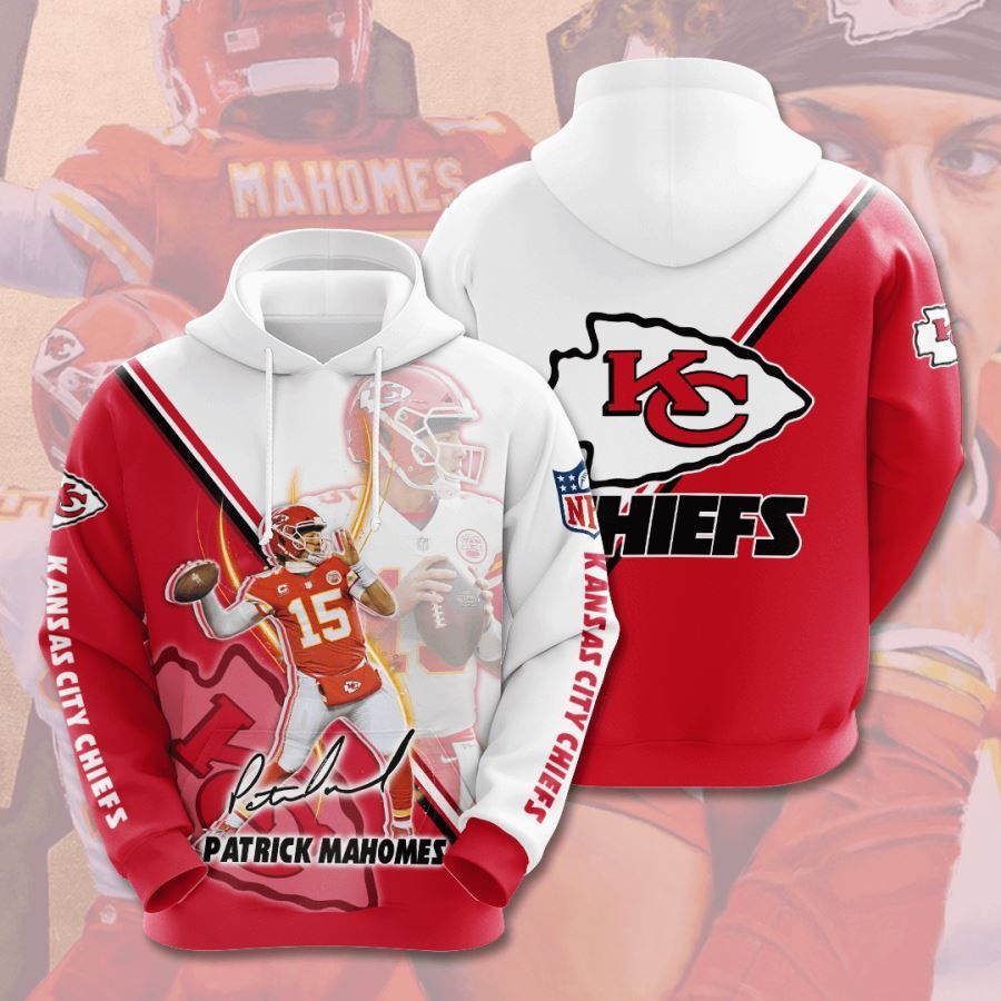 Kansas City Chiefs No913 Custom Hoodie 3D #16777