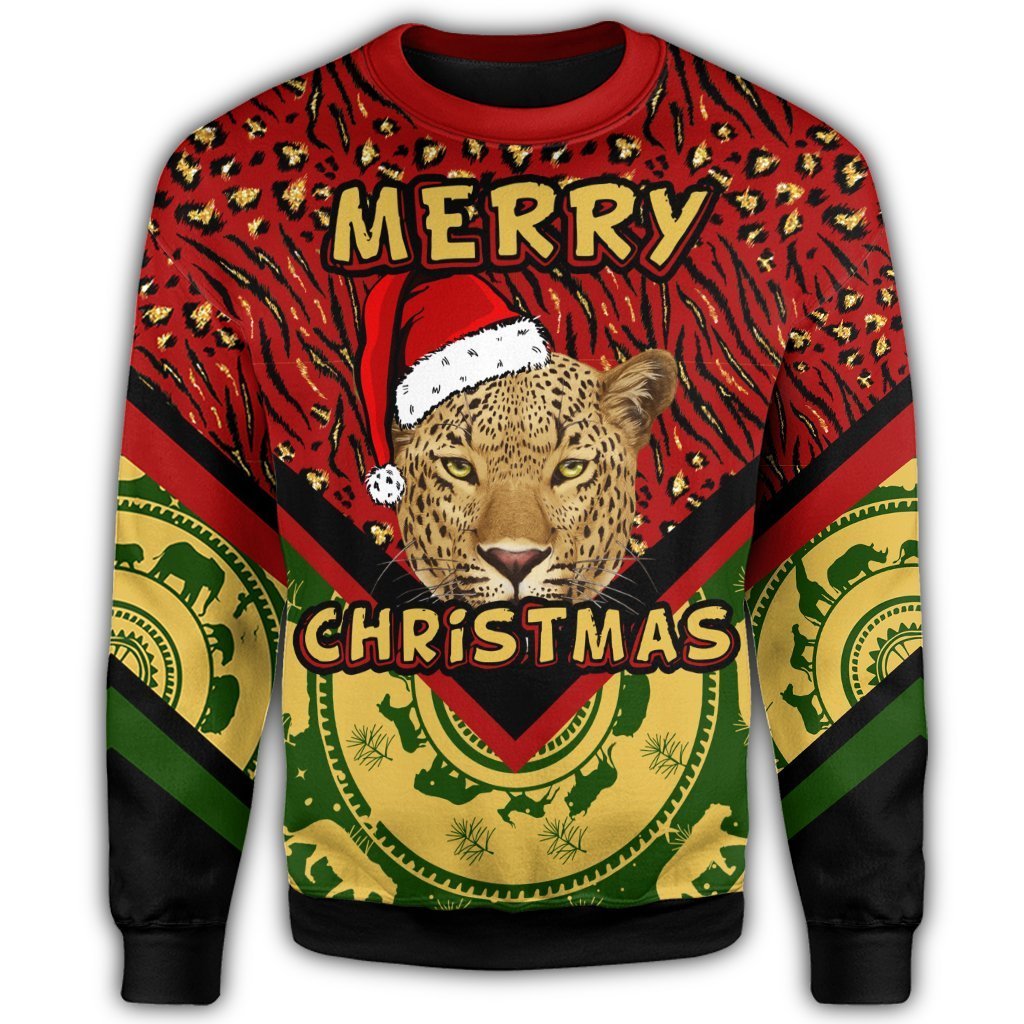 Greek Life Sweatshirt – Christmas Leopard Sweatshirt