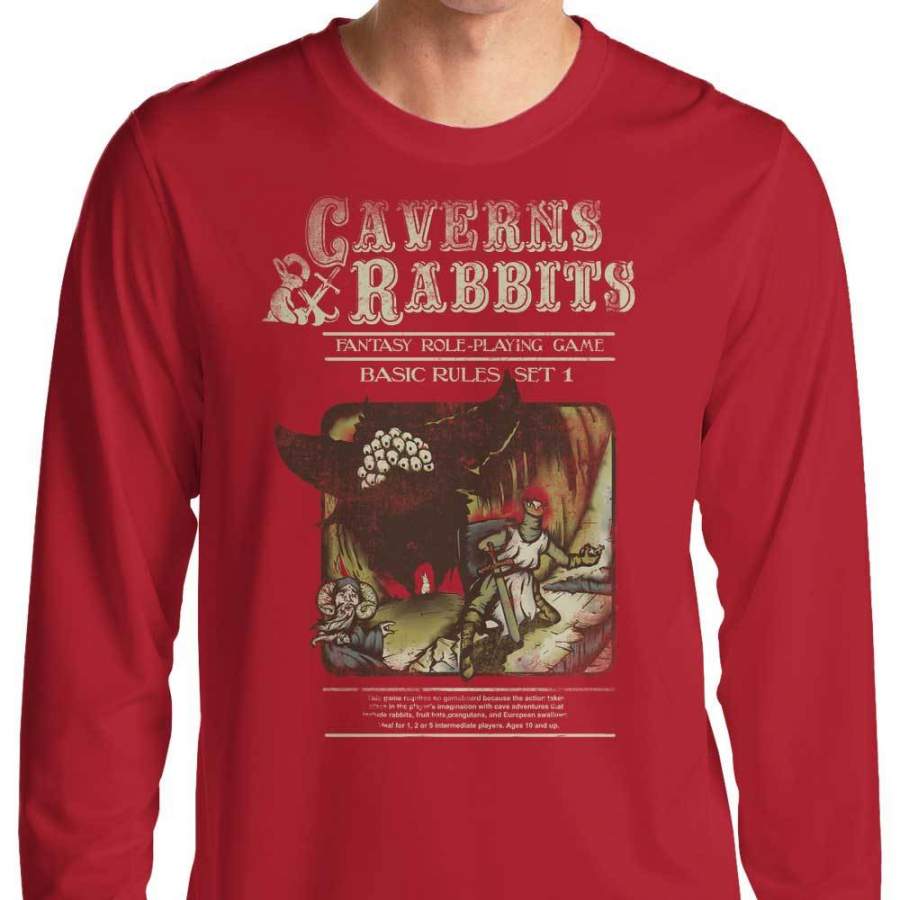 Caverns and Rabbits – Long Sleeve T-Shirt