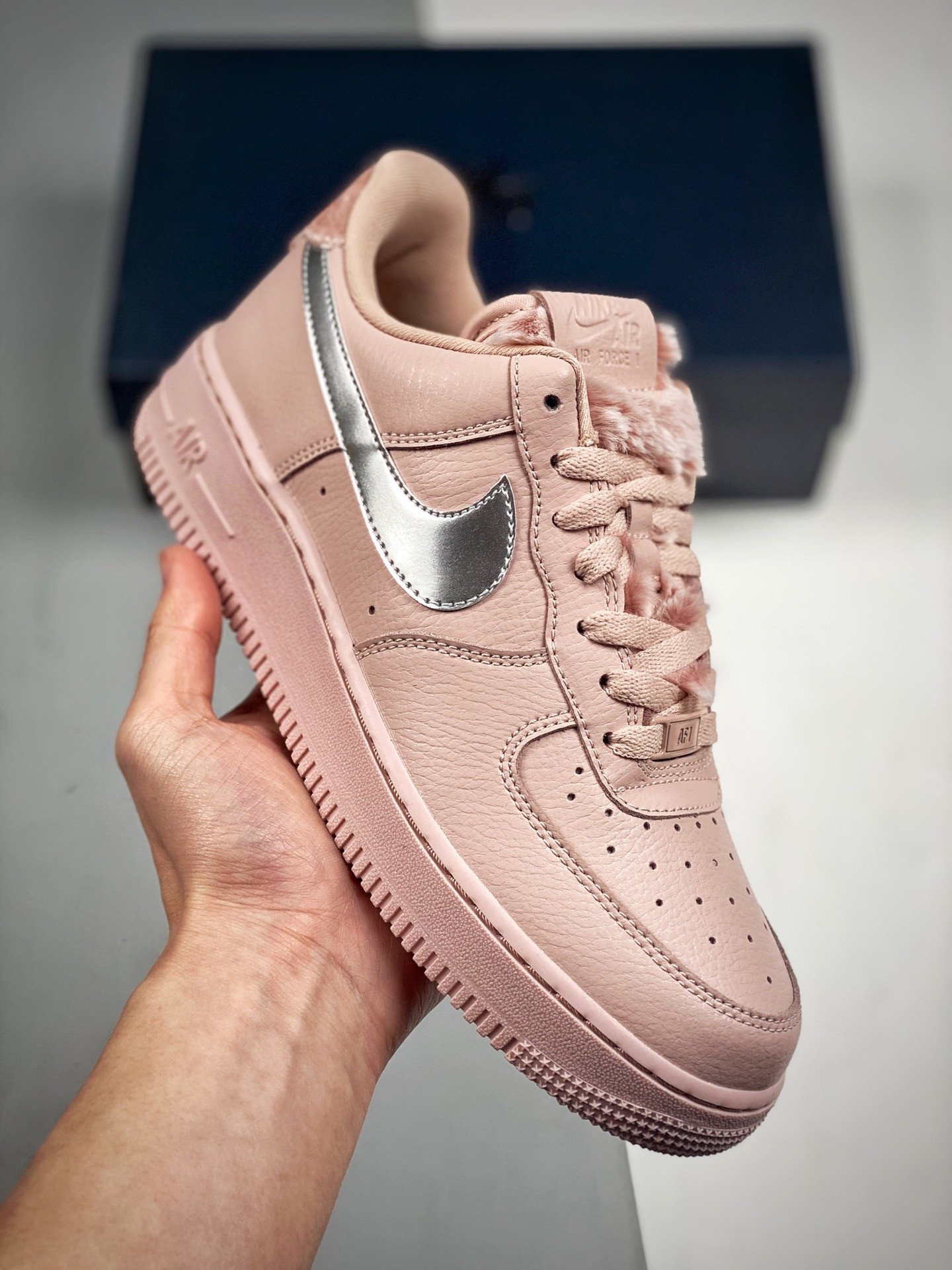 Nike Air Force 1 Pink SherpaSilver DO6724-601 5340105