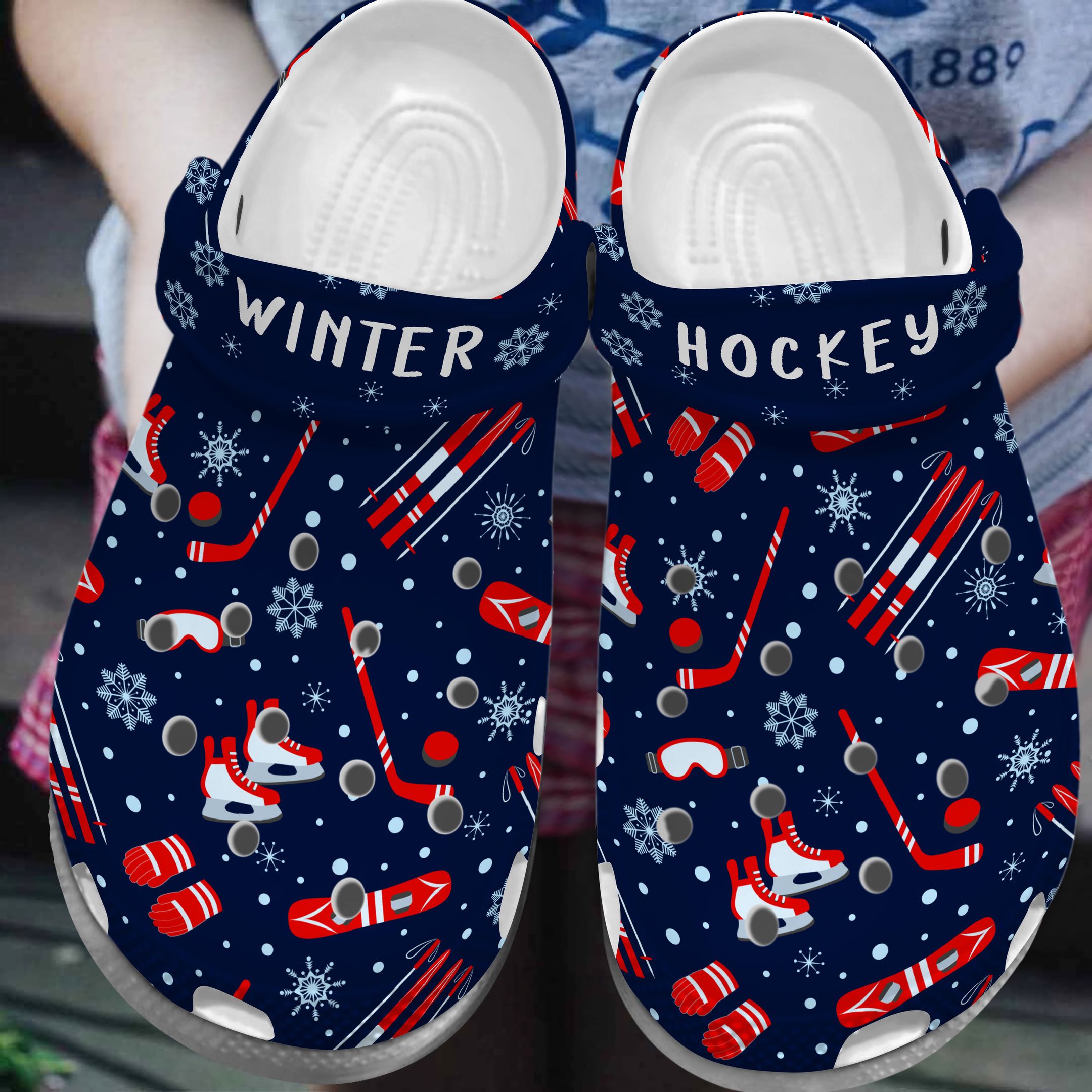 Hockey Crocband Clog Winter Hockey JJ8