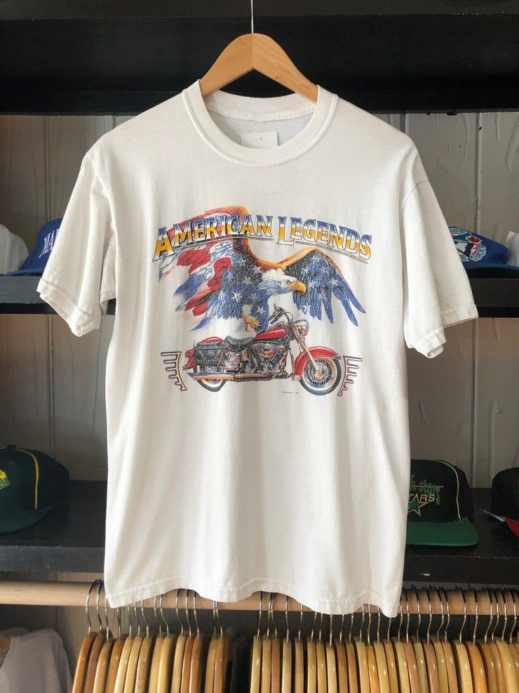 American Vintage 90 S American Legends Motorcycle Vintage Shirt