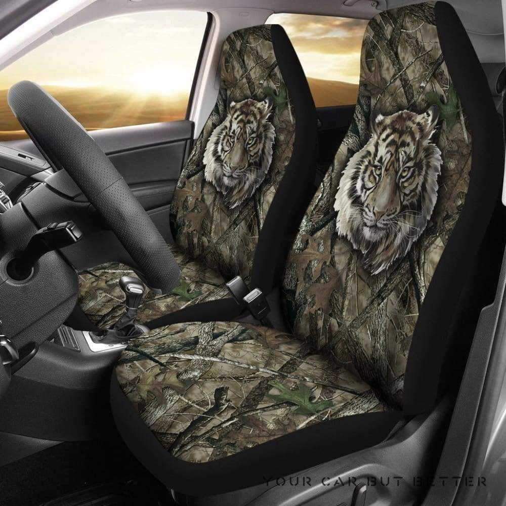 Camo Tiger Car Seat Covers 234929