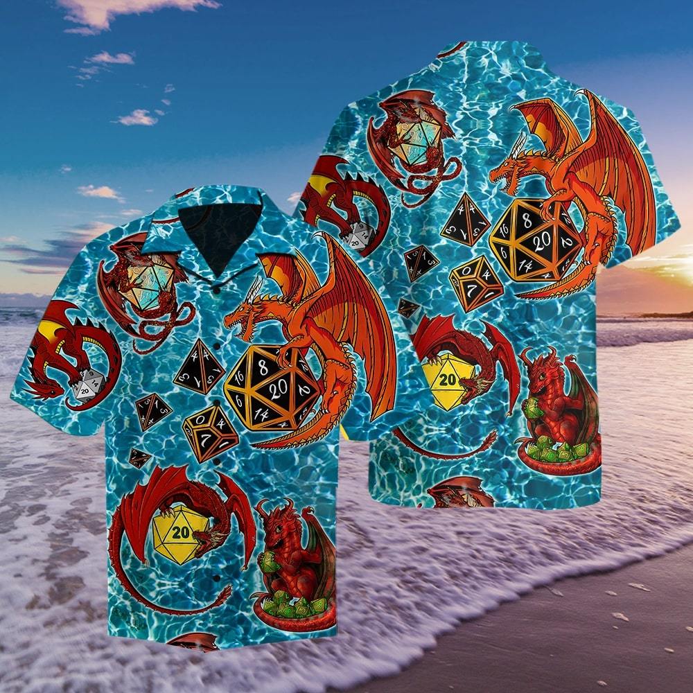 Dungeon Dragon Hawaiian Shirt Ha71631