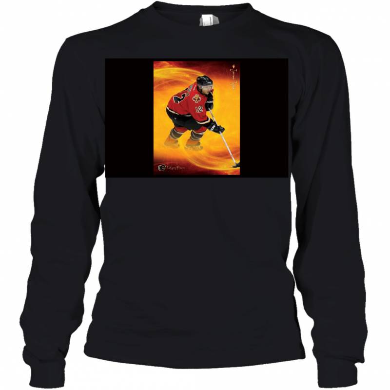 International Jarome Iginla Calgary Flames Youth Long Sleeve