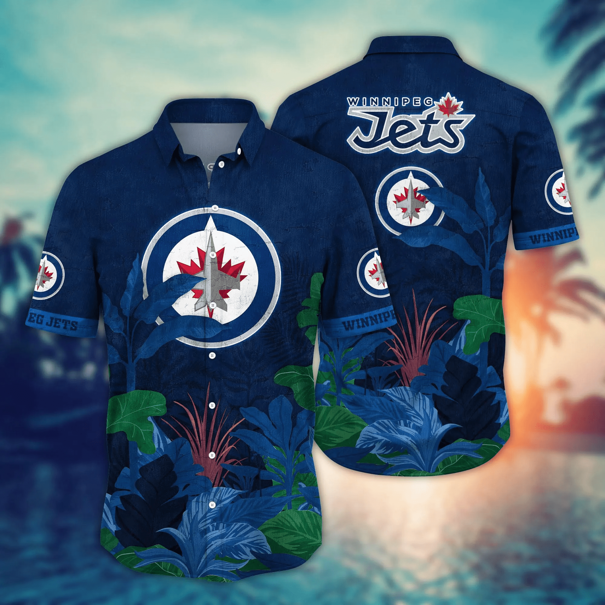 Winnipeg Jets Nhl Hawaiian Shirt Sun Dresses Aloha Shirt