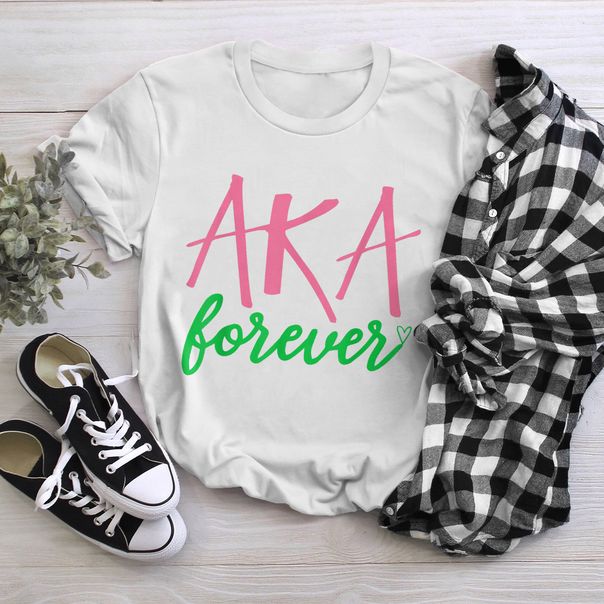 Alpha Kappa Alpha 1908 Shirt Aka Forever Shirt Pink And Green Shirt