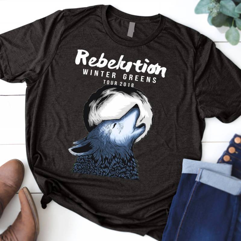 Nature Rebelution T-Shirt, Wolf t-shirt