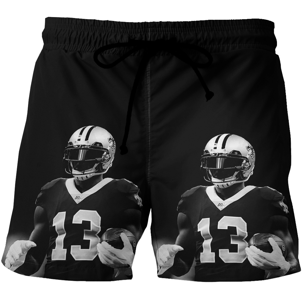 New Orleans Saints Michael Thomas1 3D All Over Print Summer Beach Hawaiian Short