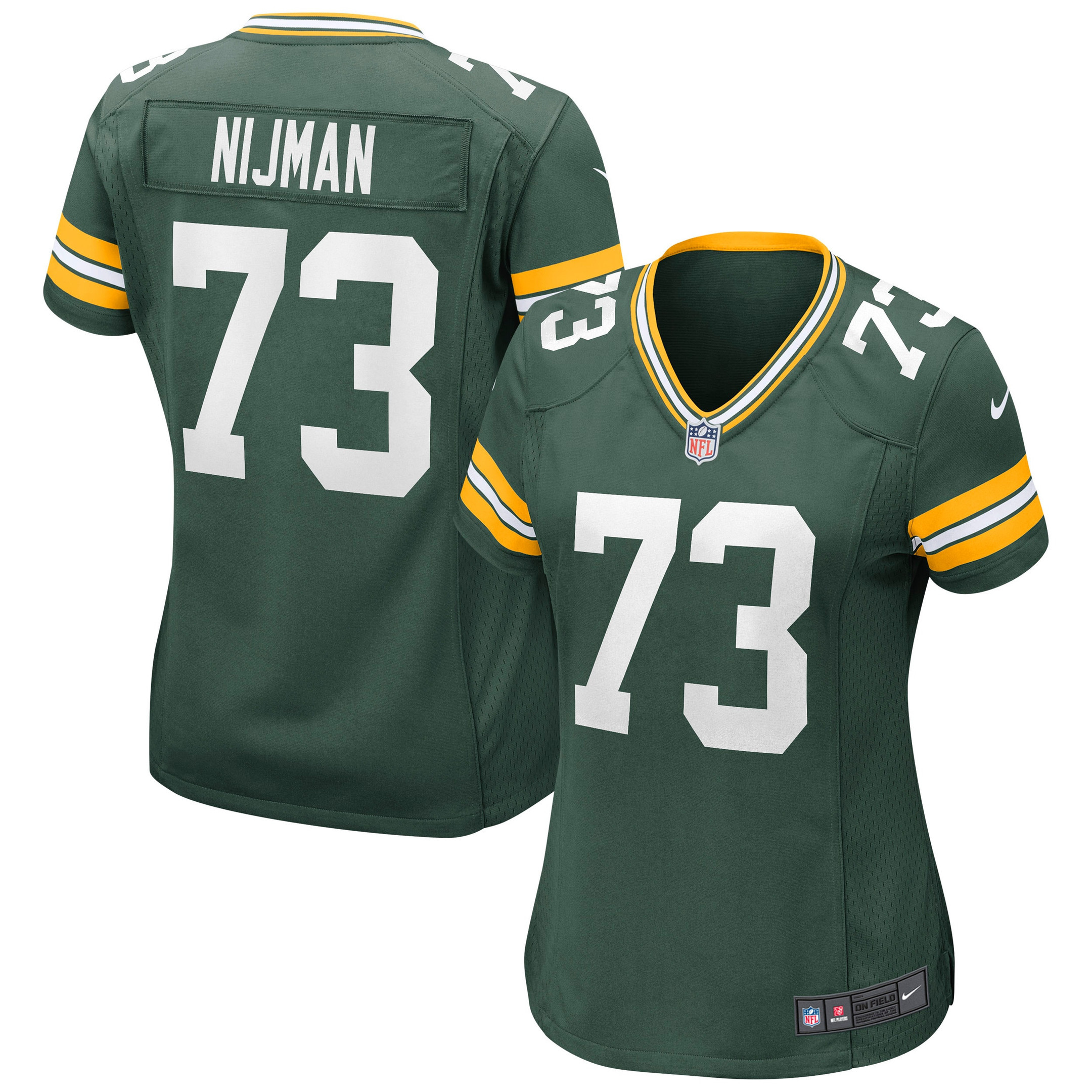 Yosh Nijman Green Bay Packers Womens Game Jersey – Green NFL