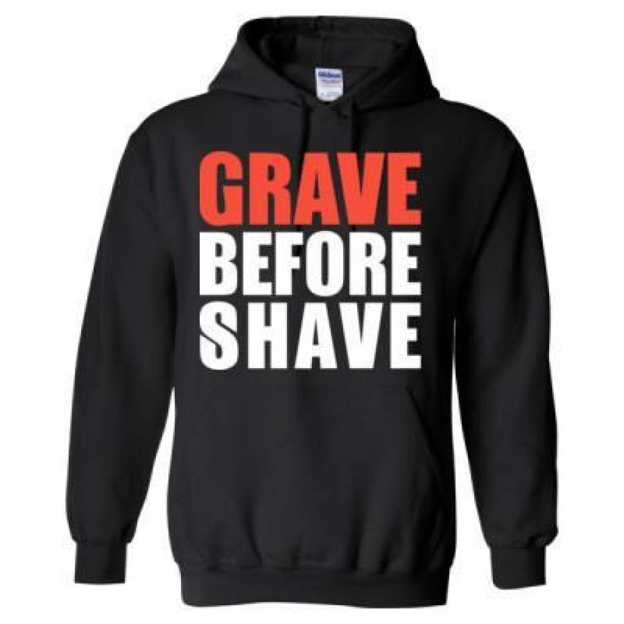 AGR Grave Before Shave – Heavy Blend™ Hooded Sweatshirt