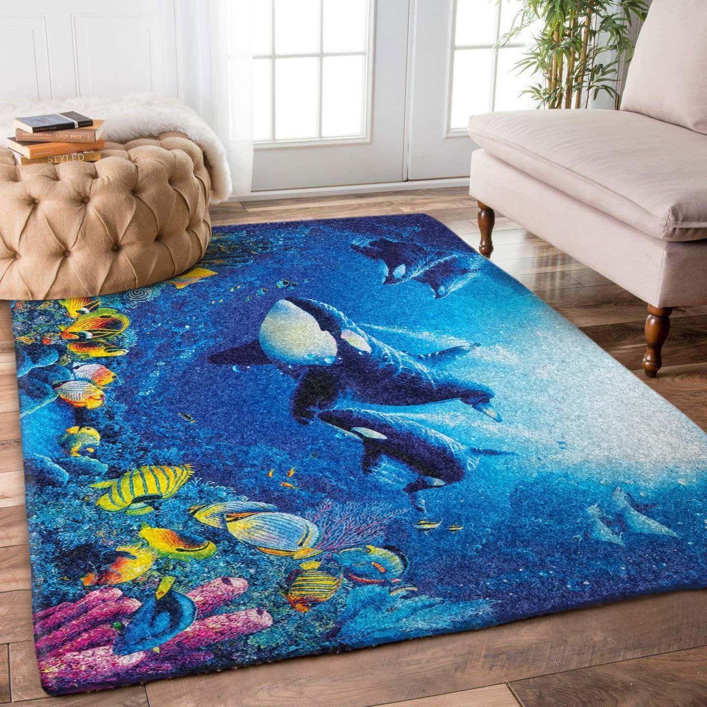 Killer Whale Rug