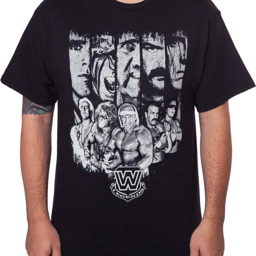 80s WWE Wrestlers T-Shirt