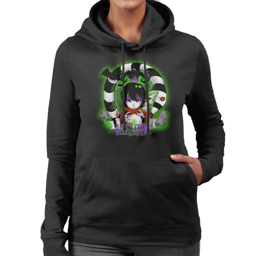 Beetlejuice Snake Women’s Hooded Sweatshirt