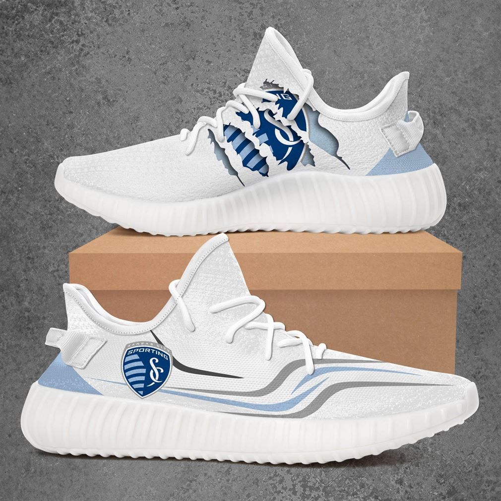 Sporting Kansas City Fc Us Open Cup Yeezy White Shoes Sport Sneakers